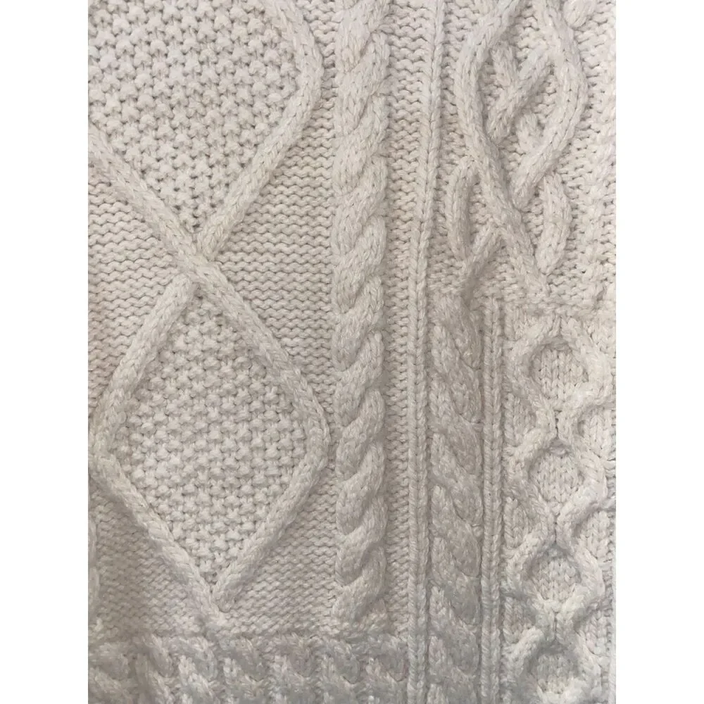 Free People Cream Cable Knit Sweater - Picture 4 of 7